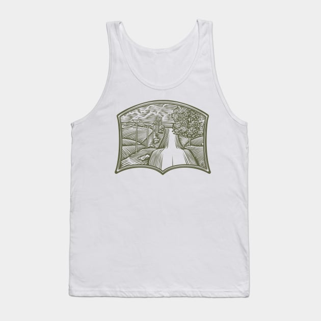 Backyard Tank Top by phsycartwork